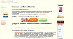 Desktop Screenshot of frankfurt-mit-familie.de