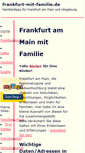 Mobile Screenshot of frankfurt-mit-familie.de